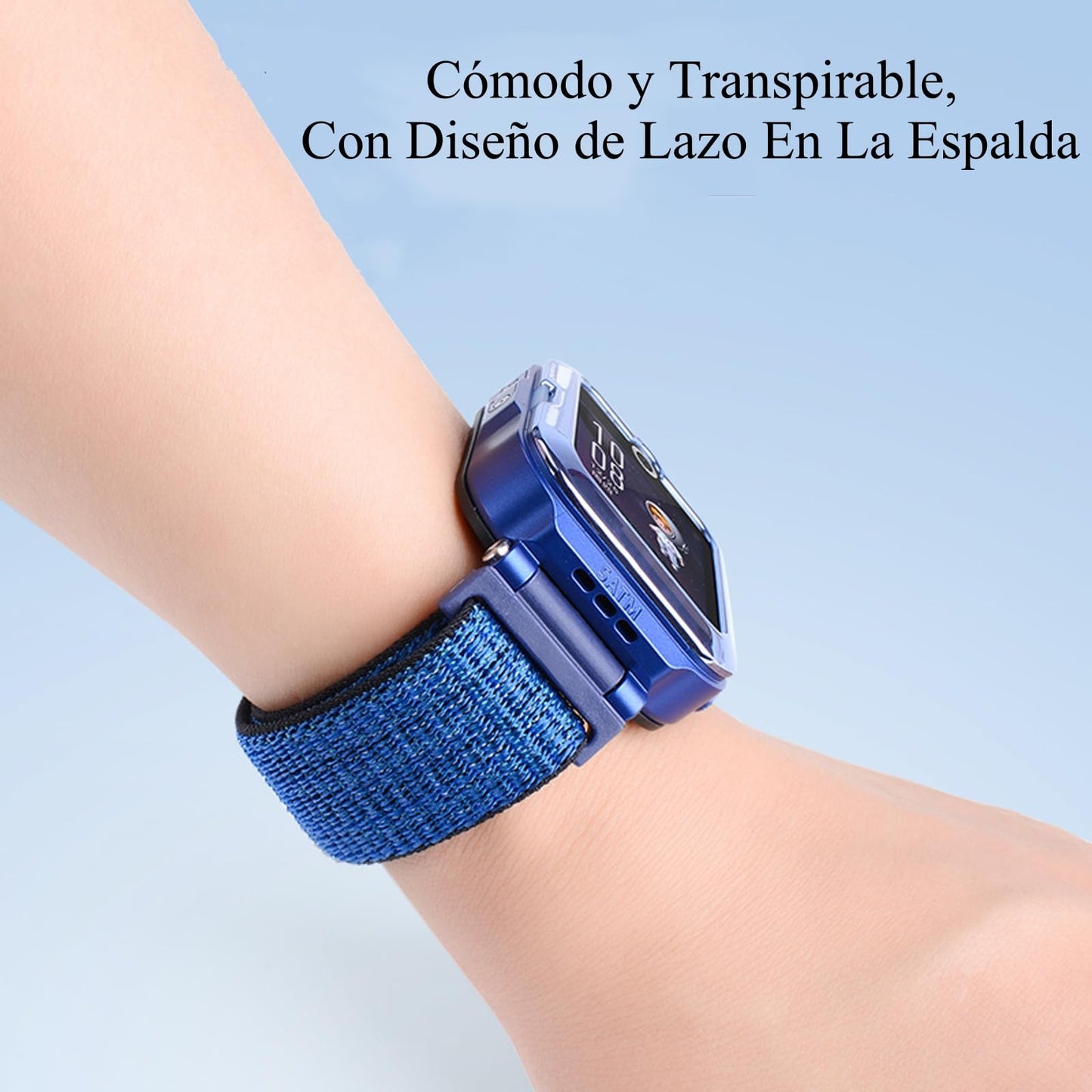Correa ZHIKE Nebulosa Violeta y Siete Arco Iris Extensible para Huawei Watch Kids 4 Pro