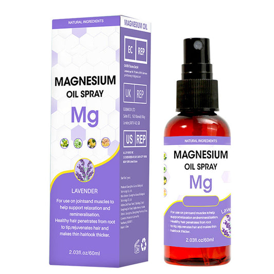 Magnesium oil spray body relax lavanda mejora del sueño alivio del dolor muscular magnesium oil body spray