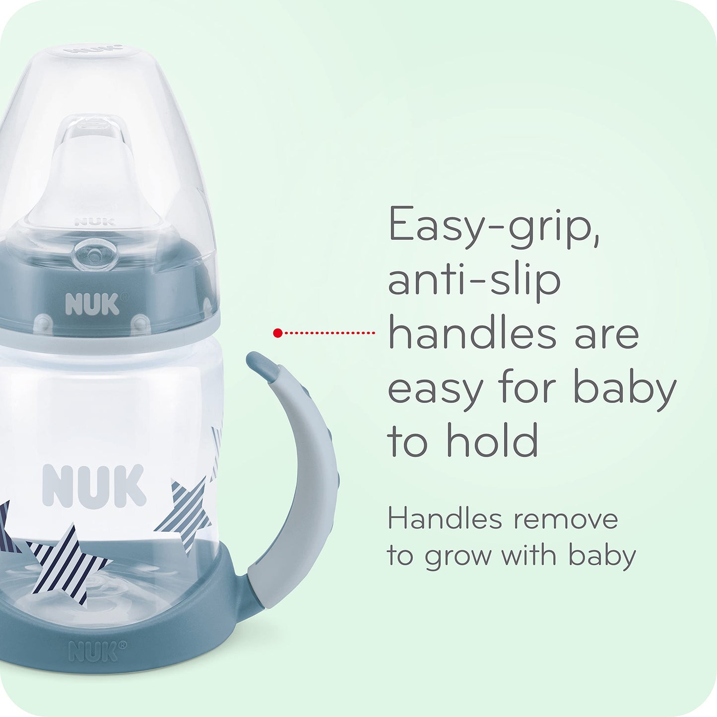 NUK Disney Large Learner Sippy Cup, Mickey Mouse, 10oz 1pk