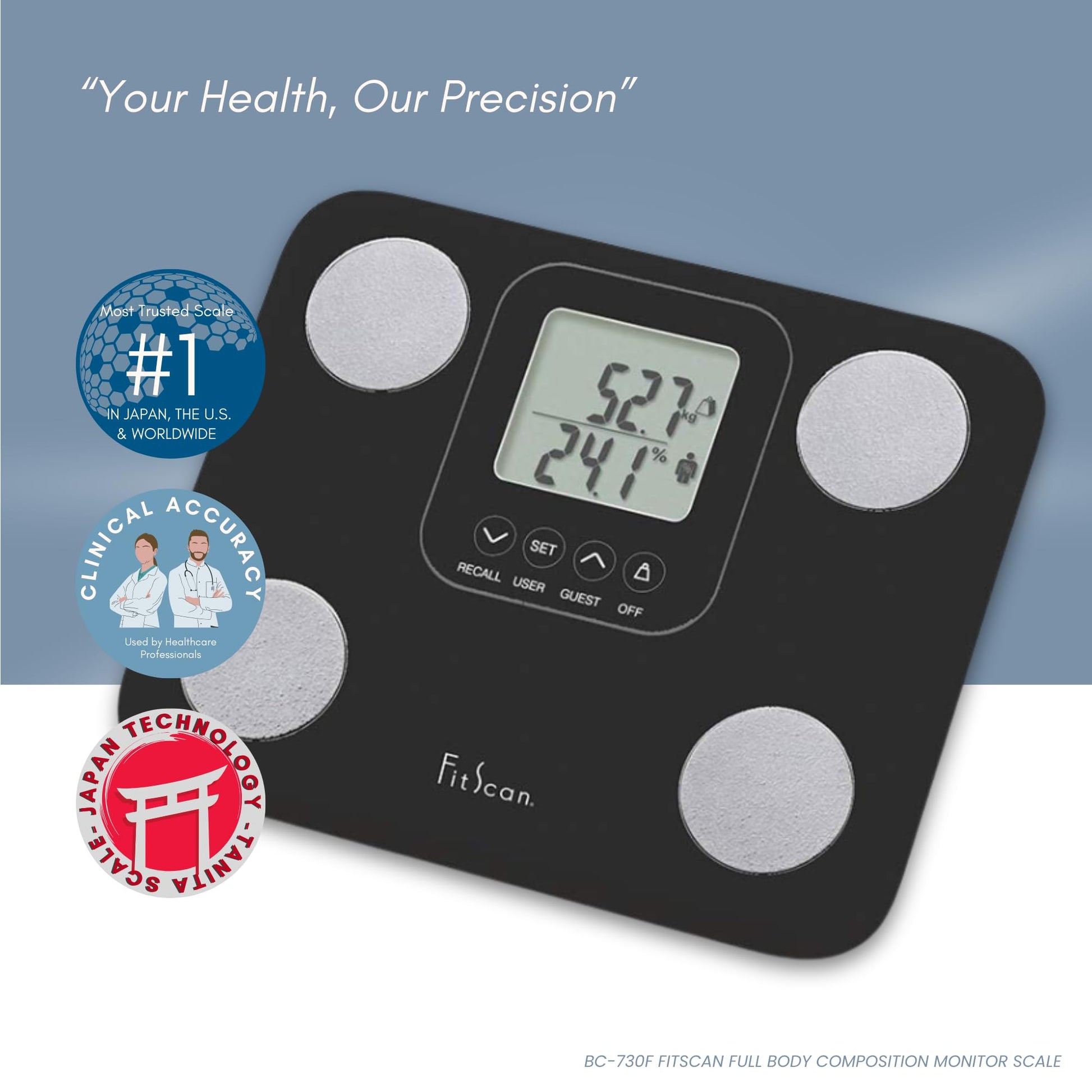 Báscula Digital Tanita BC-730F FitScan Grasa Corporal Inteligente