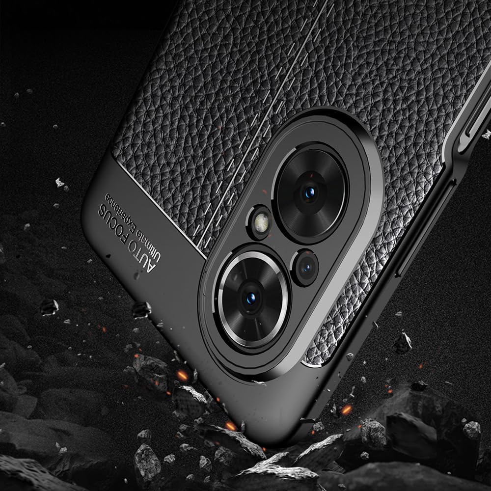 DABUNA Funda para Huawei Nova 9 SE 4G y 5G y Honor 50 SE Case Uso Rudo Protector de Cámara Duradero Suave Antihuellas Protector Cover (Negro)