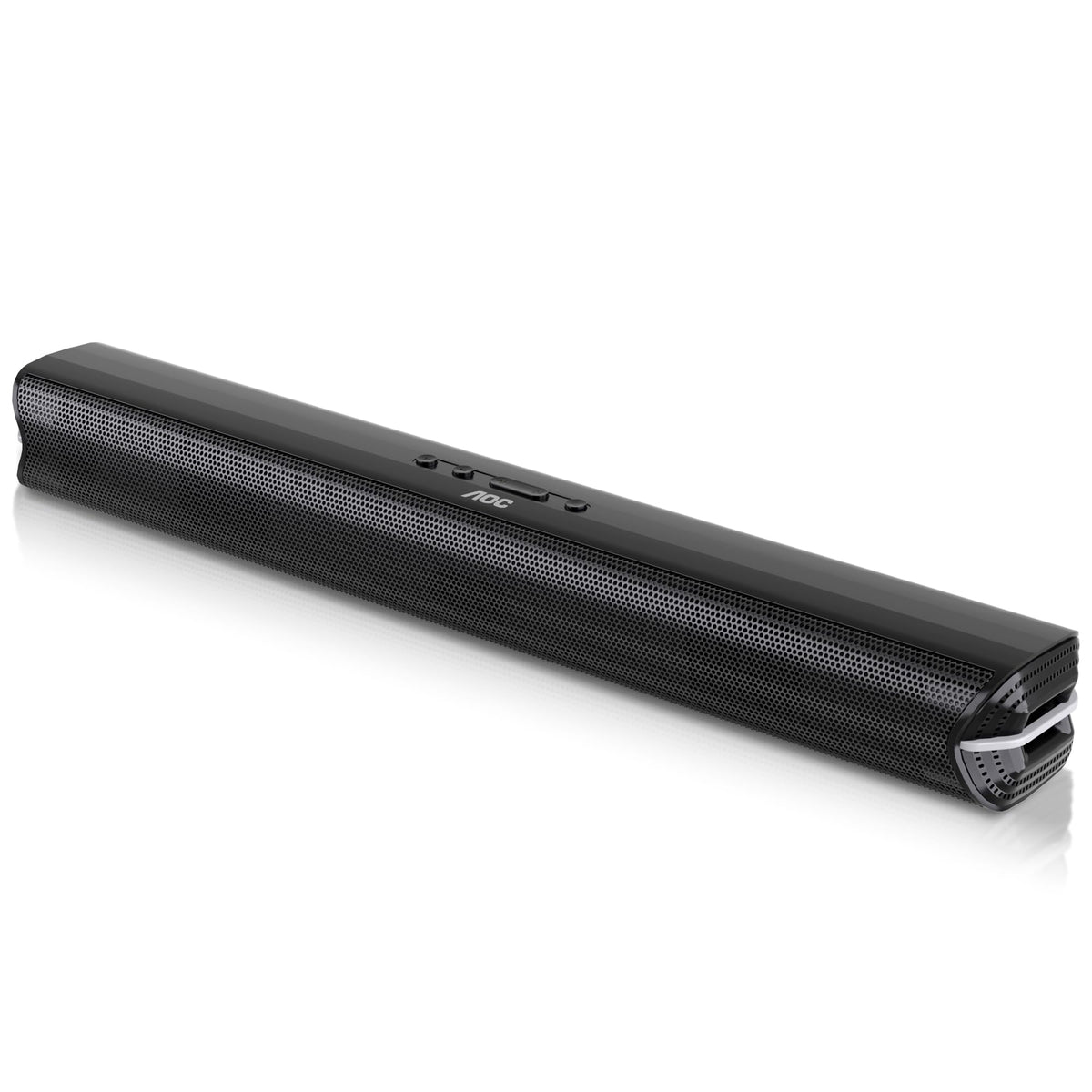 Barra de Sonido AOC ACS2410 Negro Bocina Bluetooth 30W Powerful Sound