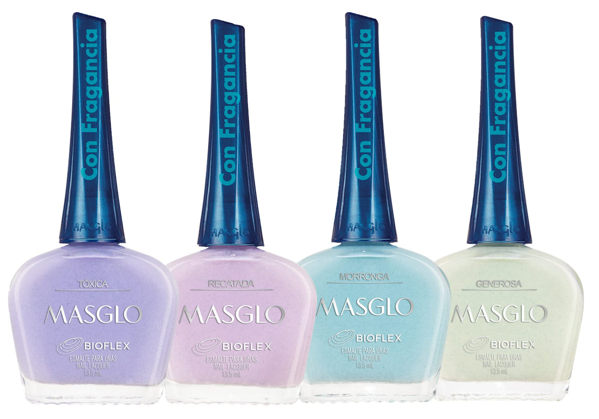 Masglo- Esmalte de U?as Yo Collection 4 Pcs New Trend - Colecci?n 4 Esmaltes de las ?ltimas Tendencias - 0.5 Fl.