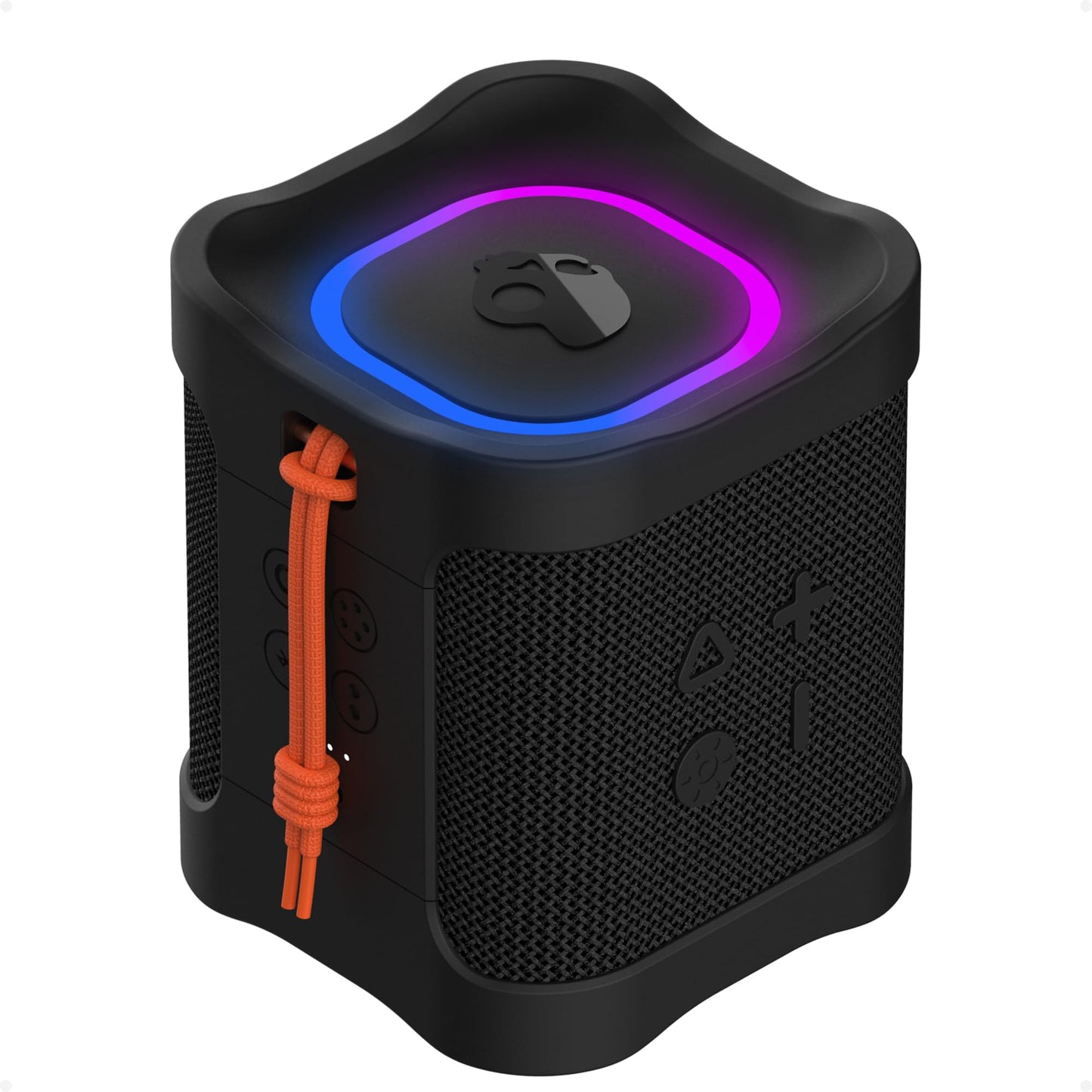Lifeworks Altavoz Bluetooth inalámbrico Skullcandy Terrain Mini 2, Resistente al Agua IPX7, batería de 14 Horas, multienlace, Luces LED, Ligero y portátil.