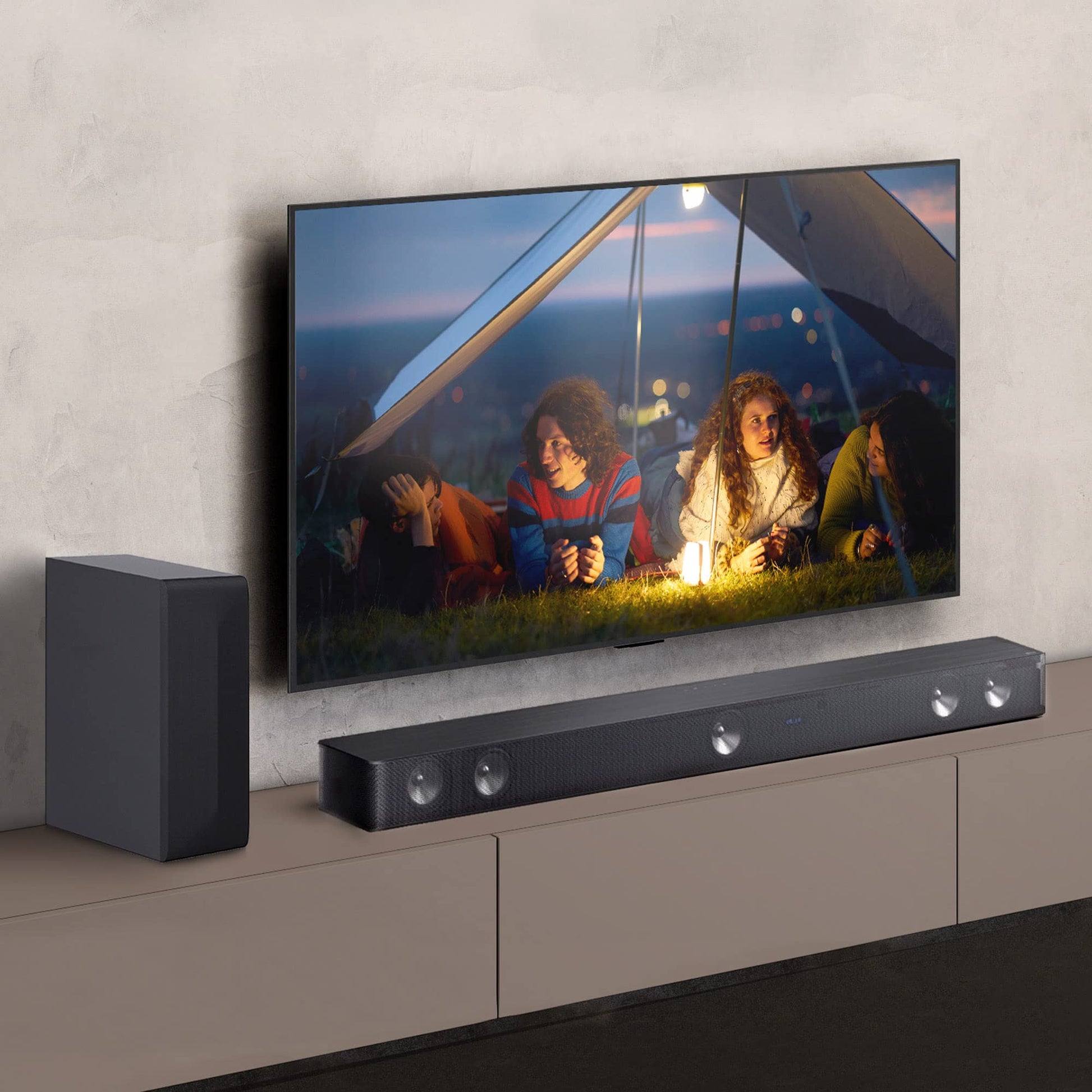 LG Soundbar SH7Q | 5.1ch y 800W de Potencia | AI Sound Pro y Subwoofer Inalámbrico | Wow Interface TV | DTS Virtual:X