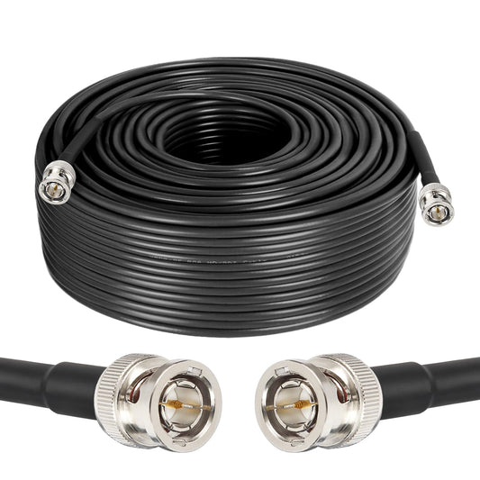 XRDS -RF Cables SDI 12G de 250 pies, Cables de Video SDI 3G/6G/12G 75ohm Cable Macho BNC Compatible con HD-SDI/3G/6G-SDI/4K/8K para Cámara de Seguridad de Video Convertidor SDI