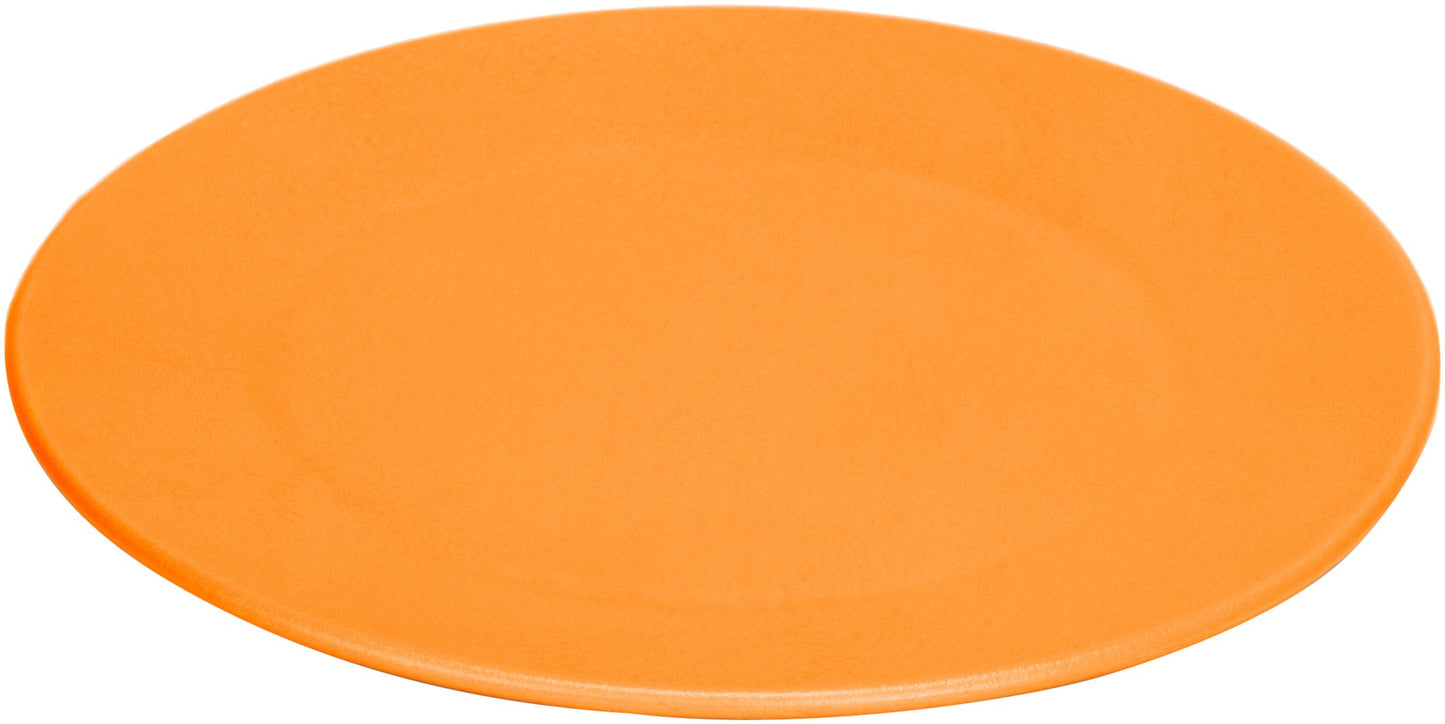 Green Eats 4 Pack Snack Plate, Anaranjado