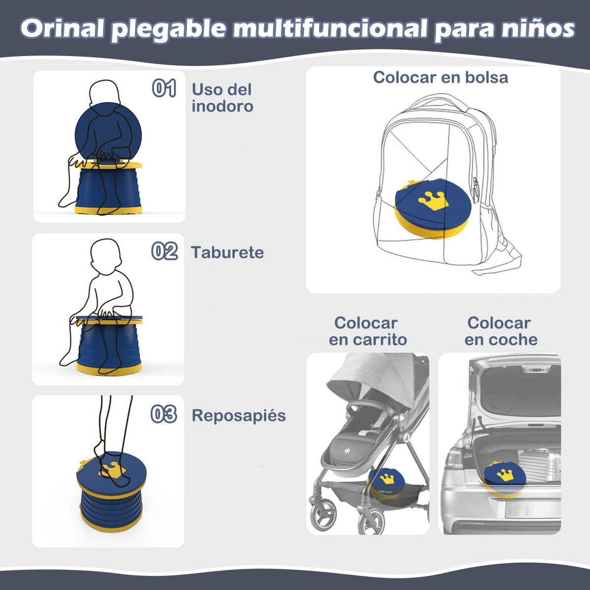 Orinal de Viaje Port?til para Ni?os