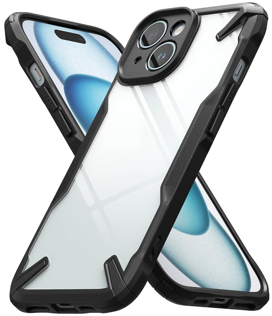Funda iPhone 15 Ringke Negra Parachoques Resistente para Impactos
