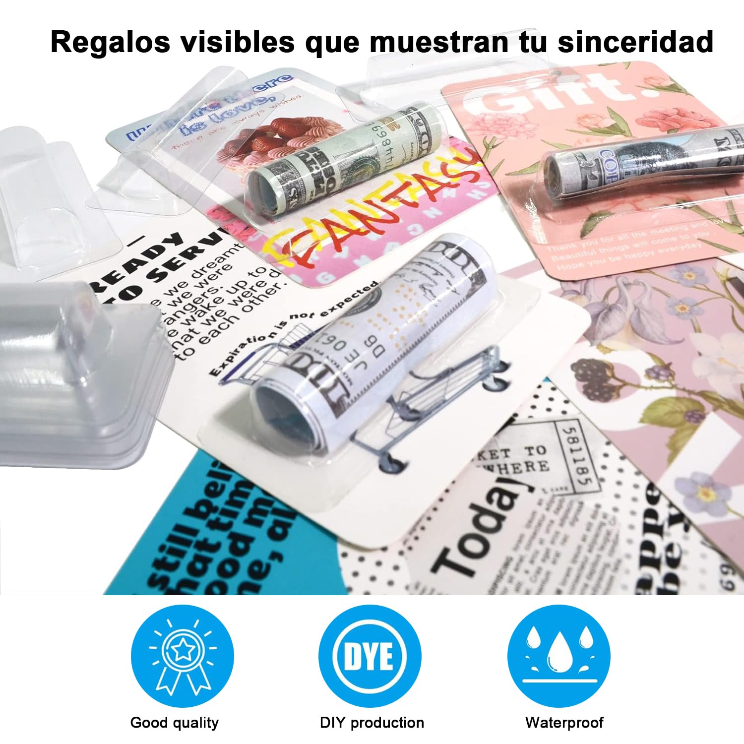 Pack de Bolsas Impermeables y Transparentes para Bálsamo Labial para Organizar y Proteger Productos