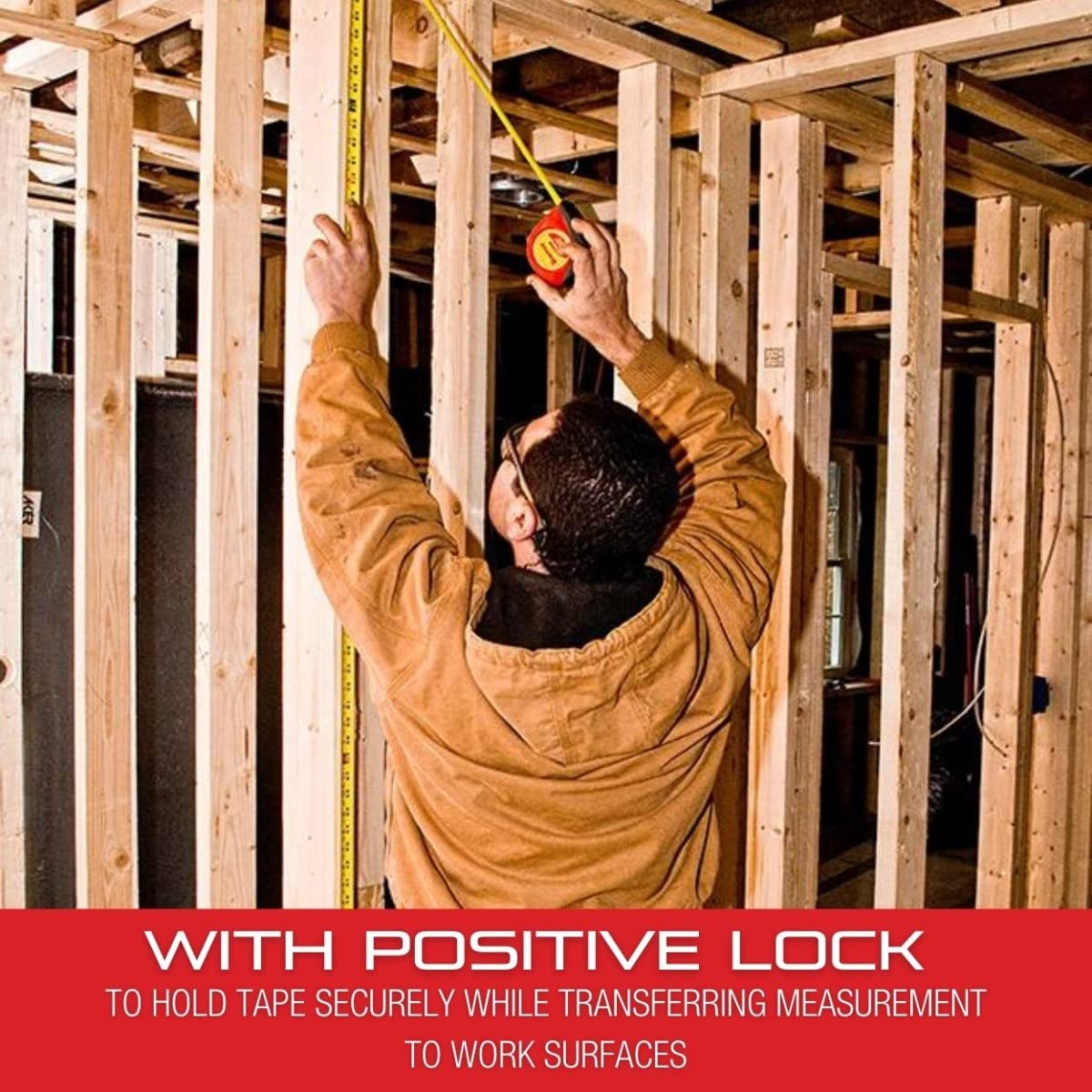 Cinta Métrica Starrett Negra con Revestimiento de Nailon y Clip Anodizado