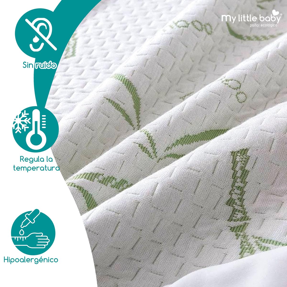 Colchones Dorm® 2 Almohadas de Bambu Transpirable de MicroGel | Cloud Pillow 2 Pack |Funda de Bambú | Firmeza: Media | Hipoalergénica, Certificaciones | 2 Piezas Tamaño Estándar (50cm x 70cm)
