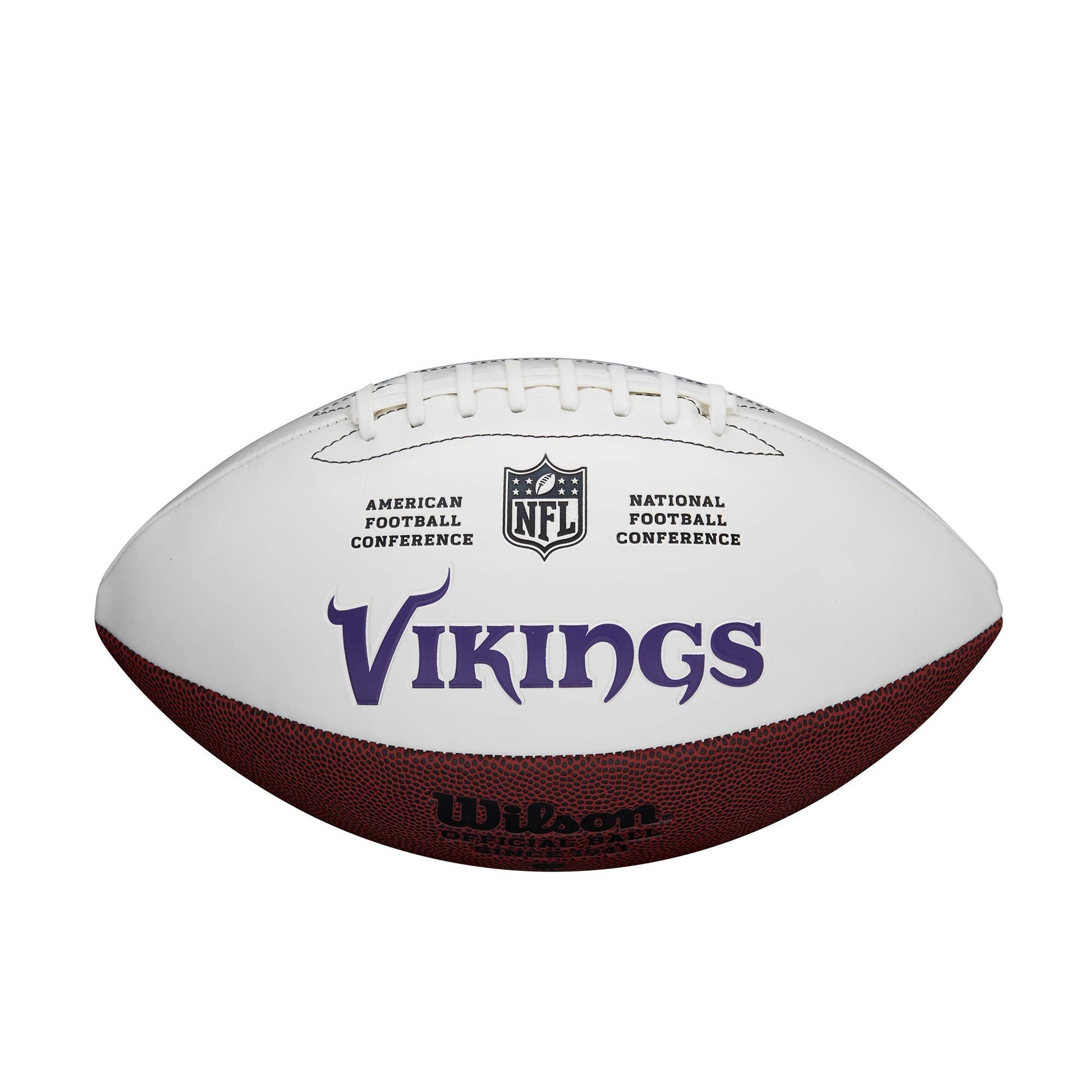 Pelota de Fútbol Wilson NFL Autógrafo, Minnesota Vikings, Talla Oficial