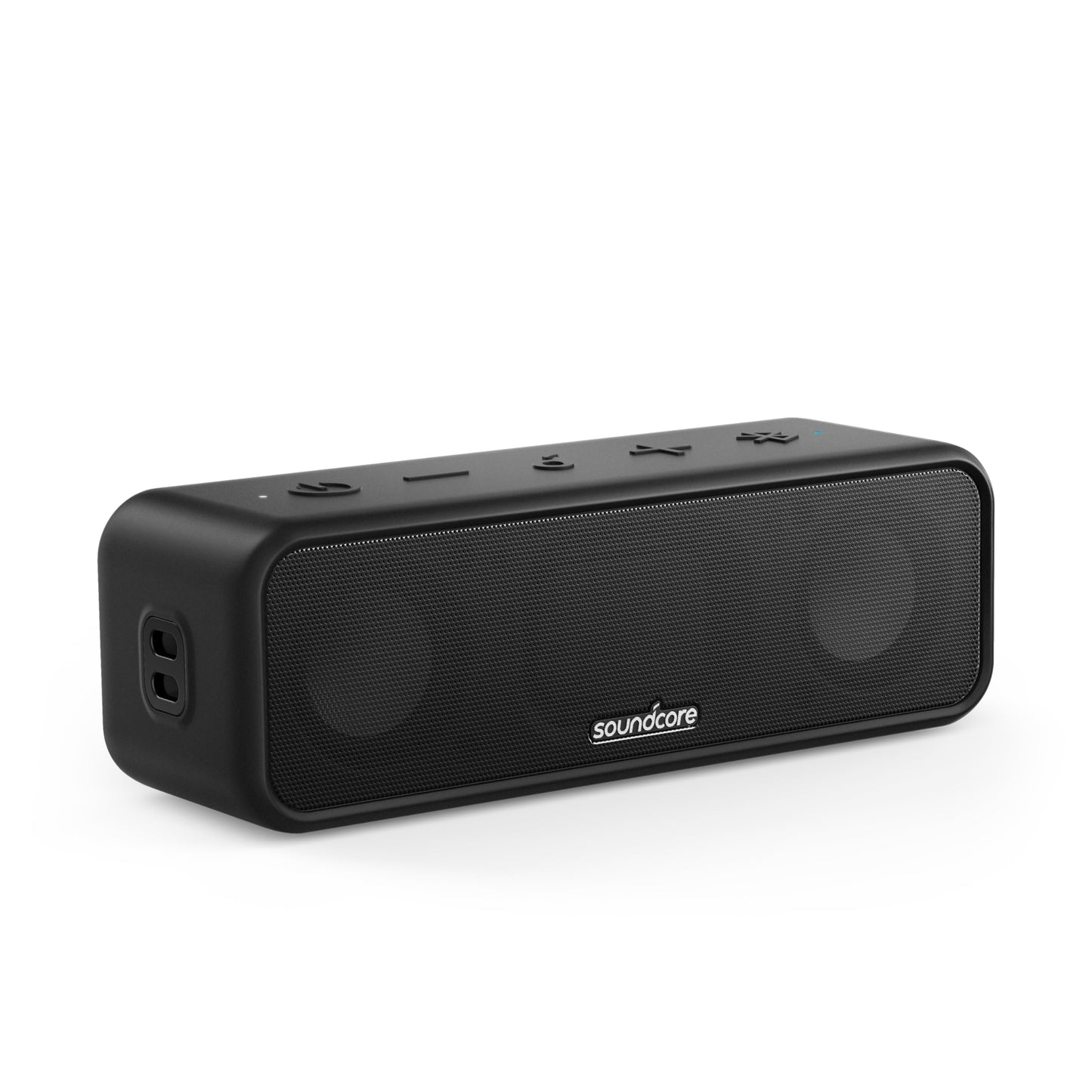 Soundcore by Anker 3 Bocinas Portátiles Bluetooth con Sonido Estéreo, Diafragmas de Titanio Puro, PartyCast, BassUp, 24h Reproducción, IPX7, App con Ecualizador Personalizado,Casa, Playa y Exterior