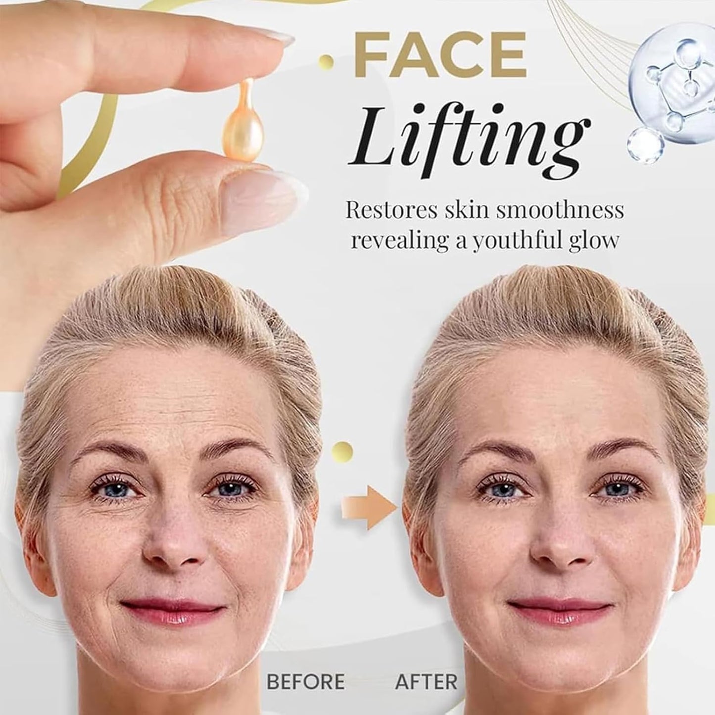 Fullerene Placenta Anti-Aging Capsules with Collagen Serum - Rejuvenate Skin for Youthful Glow | Fullerene Essence Skin Care Set - 2 Boxes
