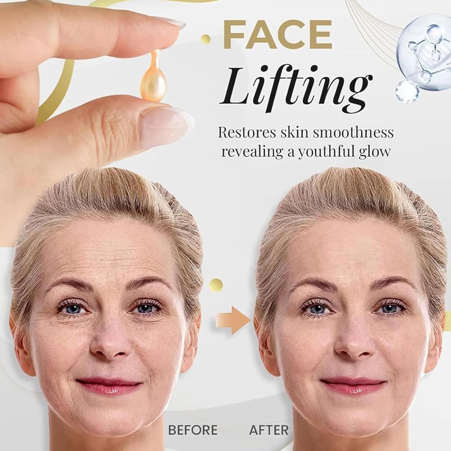 Fullerene Placenta Anti-Aging Capsules with Collagen Serum - Rejuvenate Skin for Youthful Glow | Fullerene Essence Skin Care Set - 2 Boxes