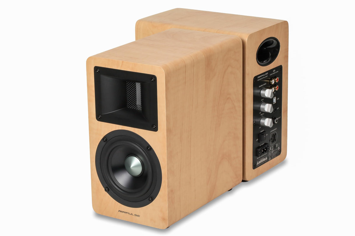 Sistema de Altavoces Activos Airpulse A80 Negro con Certificación de Audio de Alta Resolución y Bluetooth 5.0 aptX
