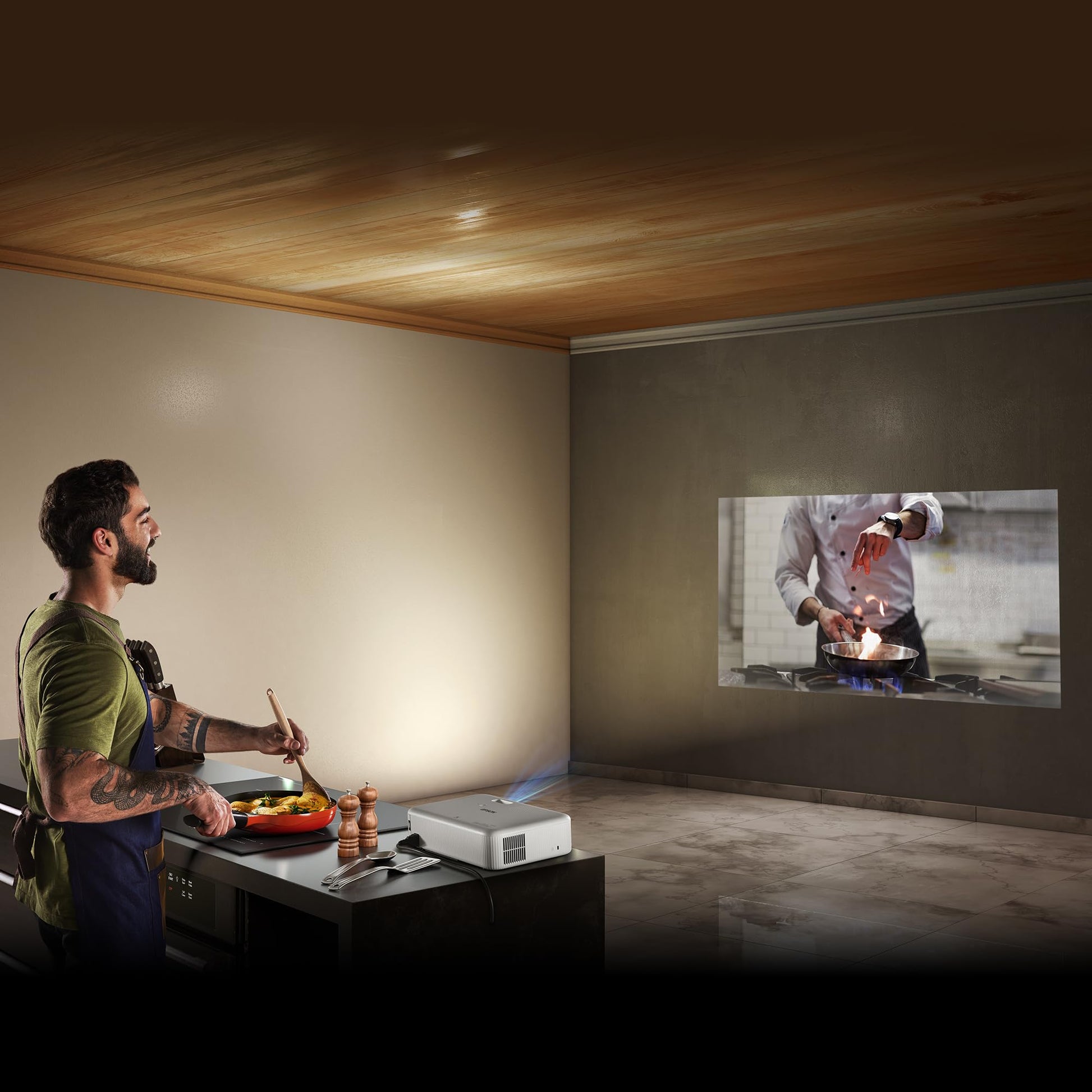 Proyector Portátil Epson EpiqVision Full HD Android TV