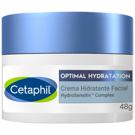 CETAPHIL Optimal Hydration Loción Hidratante Facial Ácido Hialurónico | Piel Sensible 48 g