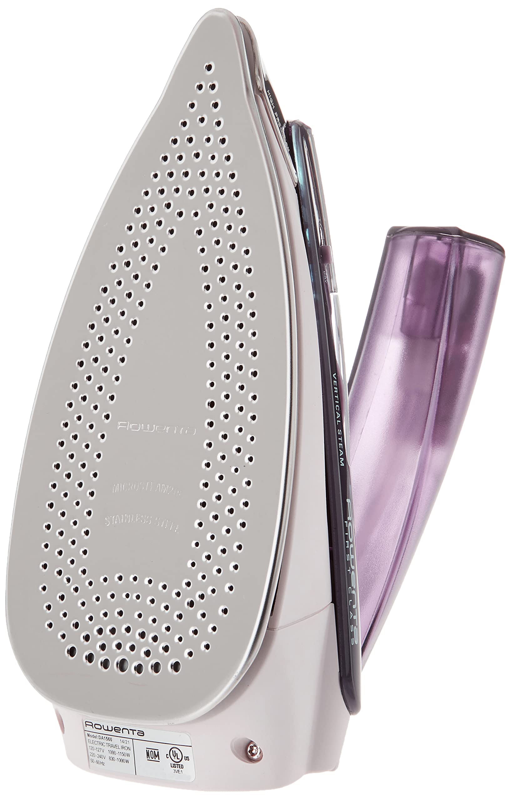 Plancha de Vapor Vertical Rowenta Morada con Punta de Precisión Modelo DA1560U2