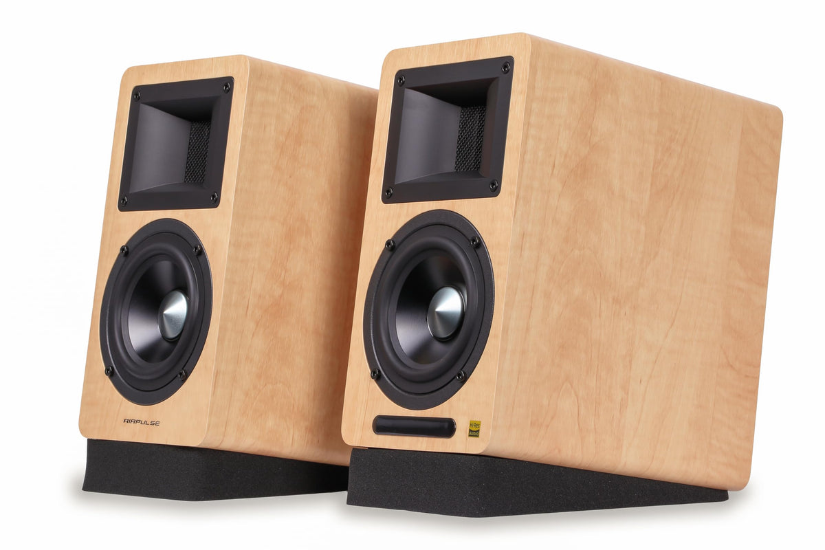 Sistema de Altavoces Activos Airpulse A80 Negro con Certificación de Audio de Alta Resolución y Bluetooth 5.0 aptX