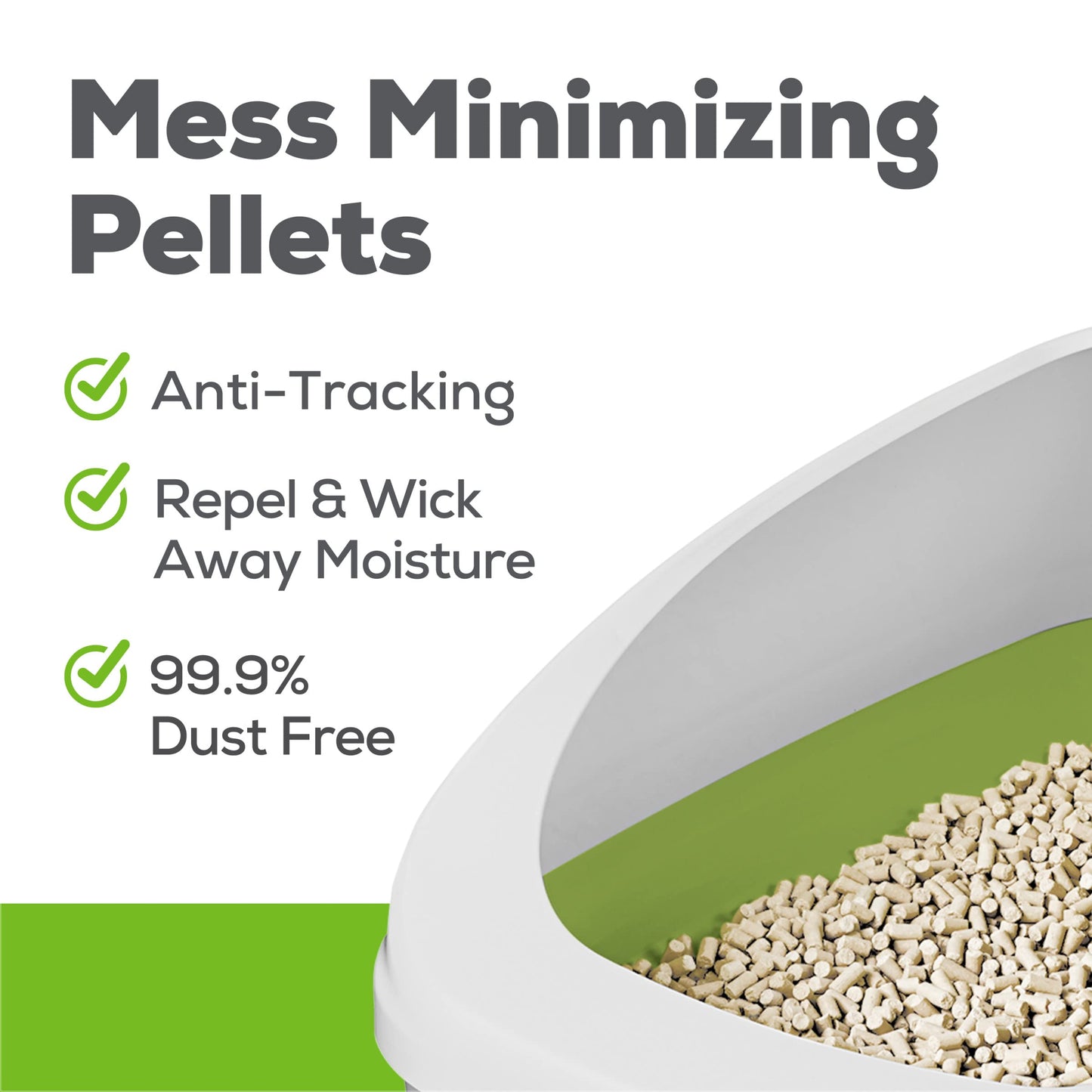 Sistema de Caja de Arena Tidy Cats Purina Breeze Beige con Pellets y Almohadillas para Gatos