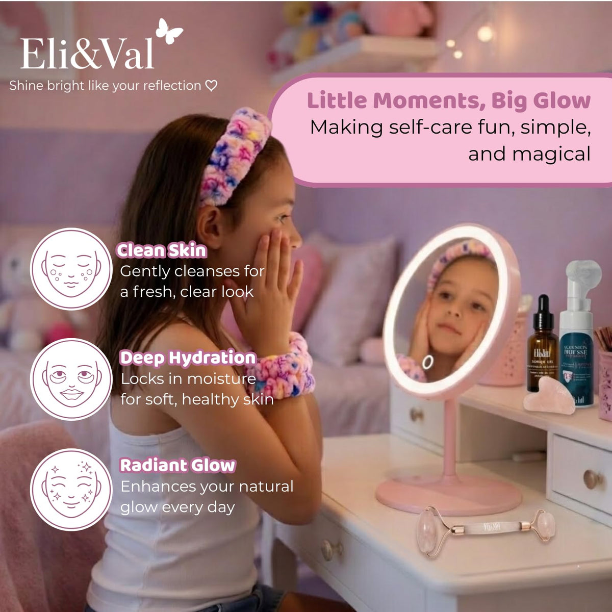 Caja de Regalo para Preadolescentes – Canasta de Regalos para Adolescentes – Kit de Spa para Niñas Adolescentes con Esenciales de Cuidado de la Piel y Autocuidado – Regalo de Cumpleaños o de