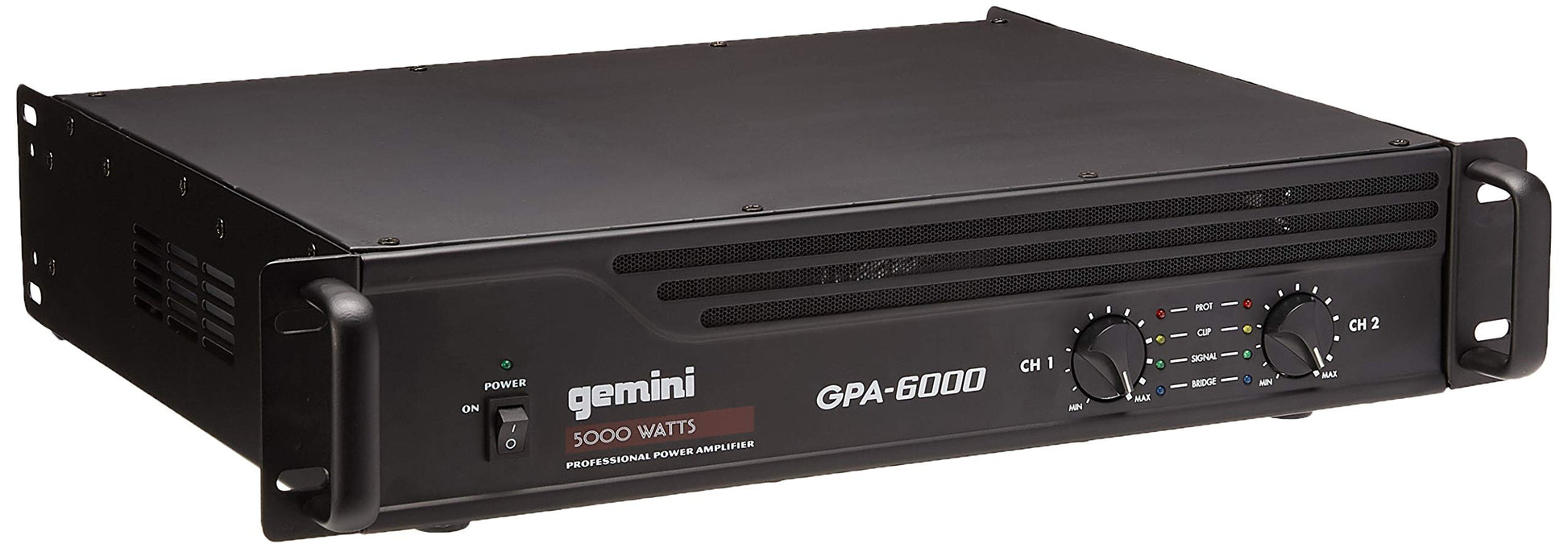 Gemini GPA-6000 Amplificador de potencia profesional para DJ de 5000 W