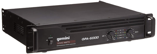 Gemini GPA-6000 Amplificador de potencia profesional para DJ de 5000 W