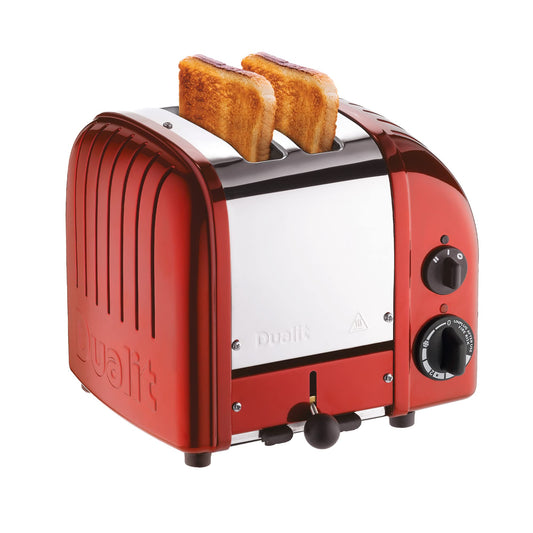 Dualit 2 Slice Classic Toaster, Apple Candy Red