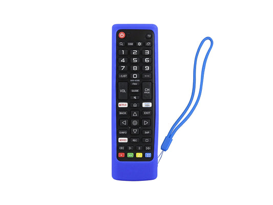 Funda para Control LG AKB75095307 AKB75375604 AKB74915305 Universal a Prueba de Golpes Protectora Silicon Case Protector (Blue)
