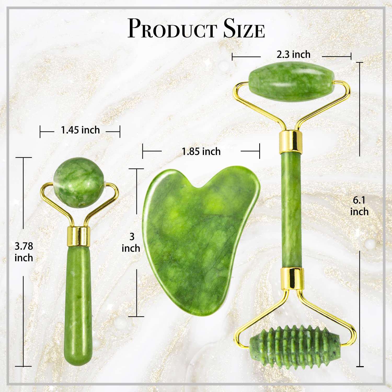 Rodillo Gua Sha & Jade Roller, rodillo facial, herramienta de masaje facial Guasha, juego de cuidado facial Xpecial de la piel, masajeador para eliminar arrugas e hinchazón de ojos, antienvejecimiento y relajación corporal
