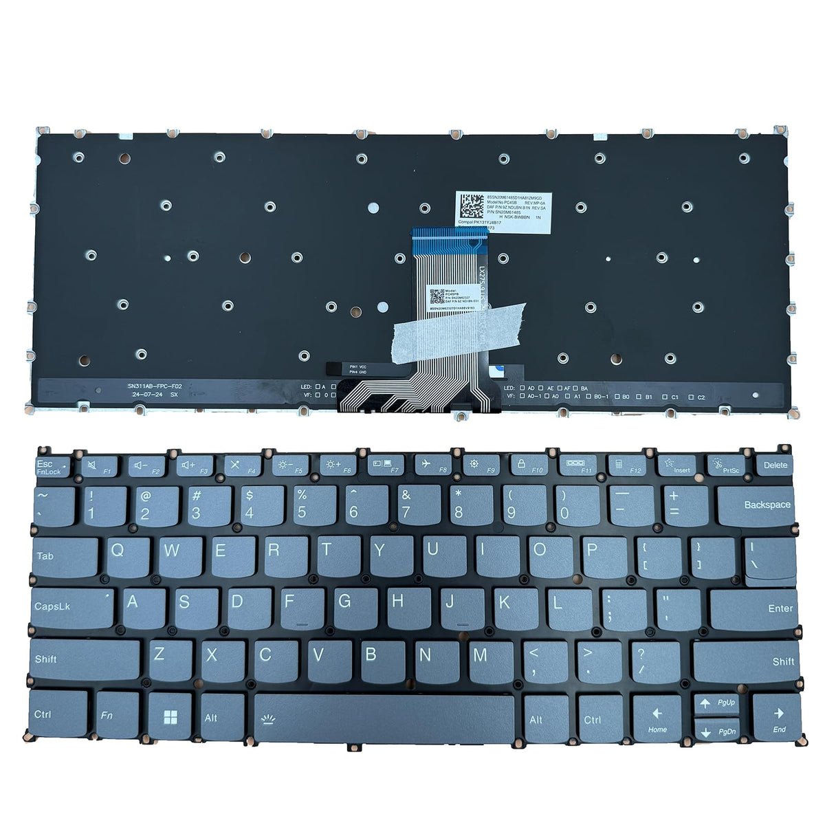 Teclado Retroiluminado Siakoocty Lenovo Yoga 7 14IRL8 ARP8 para Laptop