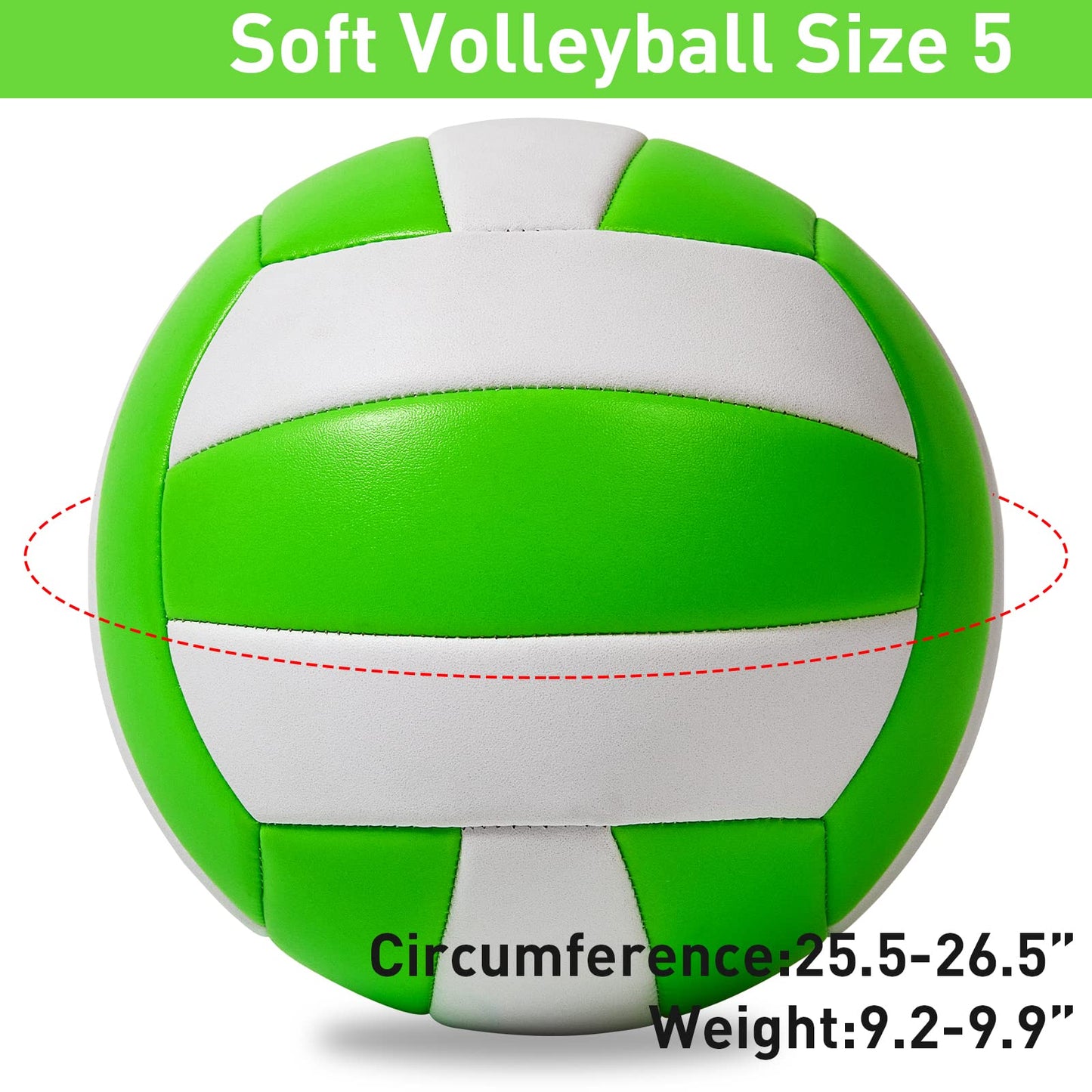 Voleibol EVZOM Beige Oficial Tamaño 5 de Alta Calidad para Playa y Piscina