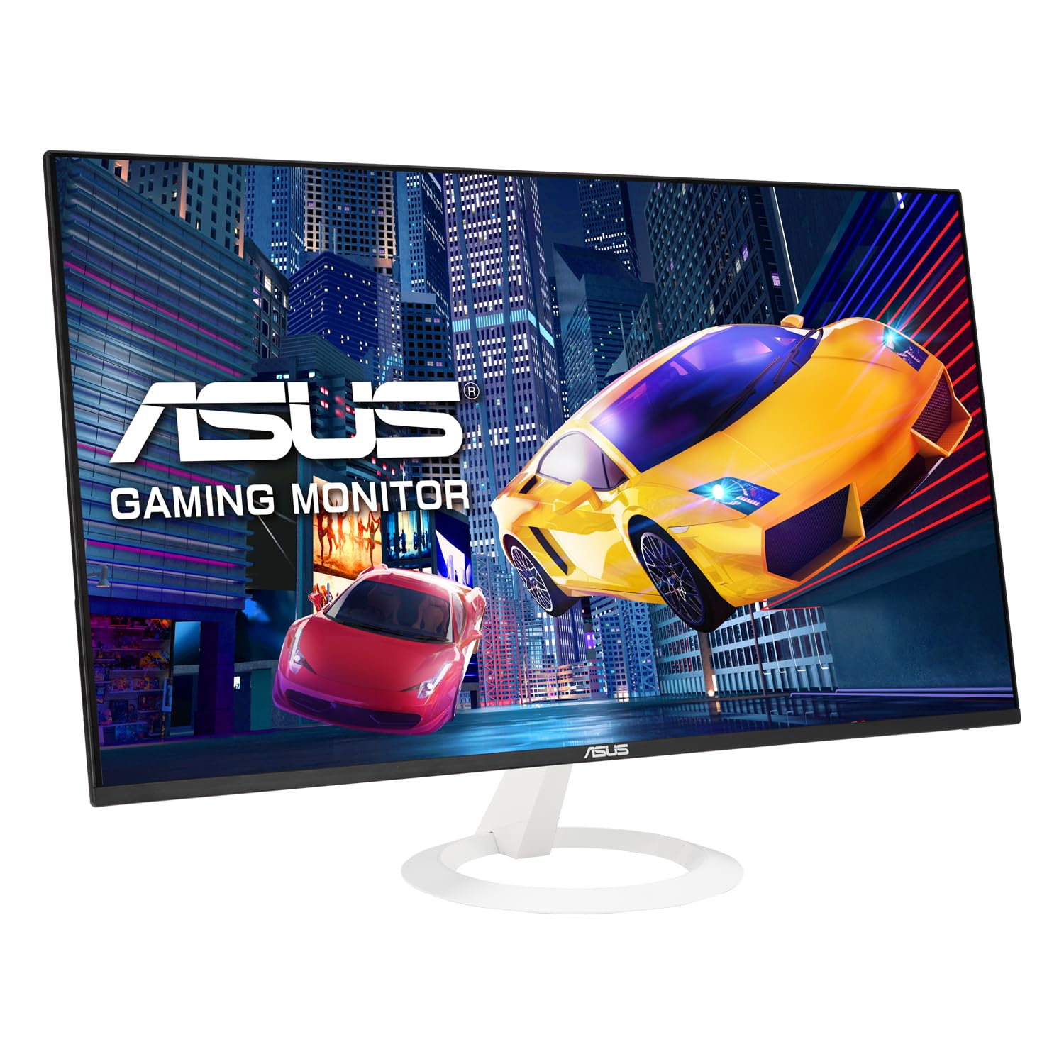ASUS VZ27EHF-W Eye Care Monitor Gaming 27" (IPS, Full HD, sin Marcos, 100Hz, sincronización adaptativa, 1 ms MPRT, HDMI, luz Azul Baja, sin Parpadeo, Montaje en Pared)