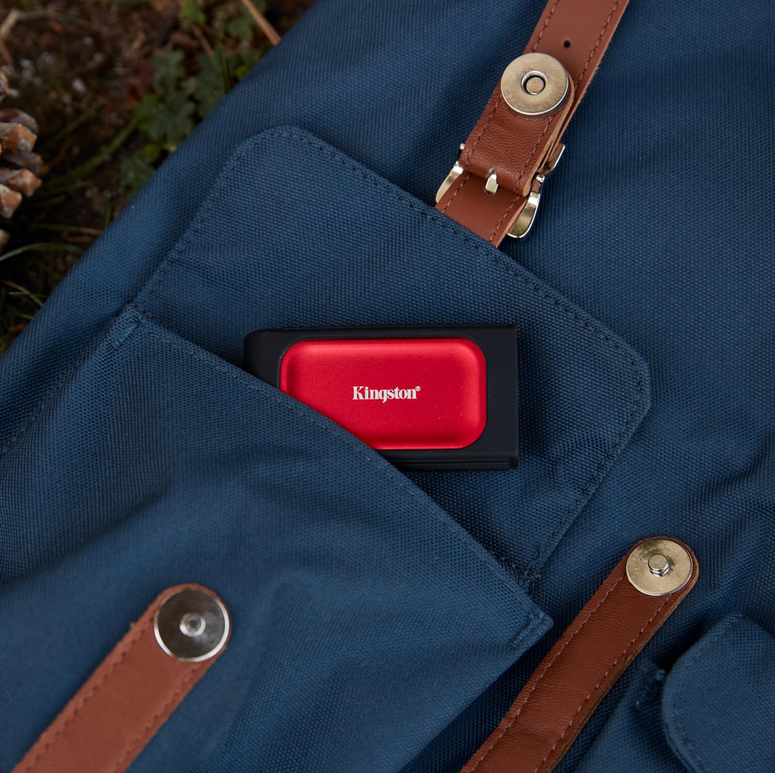 Kingston SSD Externo XS1000R, Capacidad: 2000GB, USB 3.2 Gen 2, Lectura: 1050MB/s, Escritura: 1000MB/s, Color: Rojo, SKU: SXS1000R/2000G
