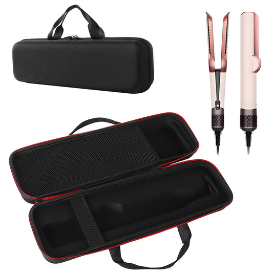 TYEGDAVD Estuche de Viaje Rígido para Dyson Airstrait | Ultradelgado 14cm Cumple con Equipaje de Mano, Protección 3 en 1 Anticaídas Impermeable + Bolsa de Malla para Cable de Carga