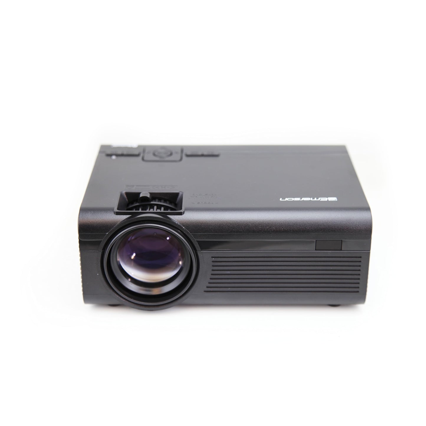 Emerson EVP-1000 Proyector LCD portátil de Cine en casa de 150 Pulgadas con entradas HDMI y USB, conectividad Bluetooth, Altavoz estéreo, Control Remoto, Ideal para Interiores y Exteriores