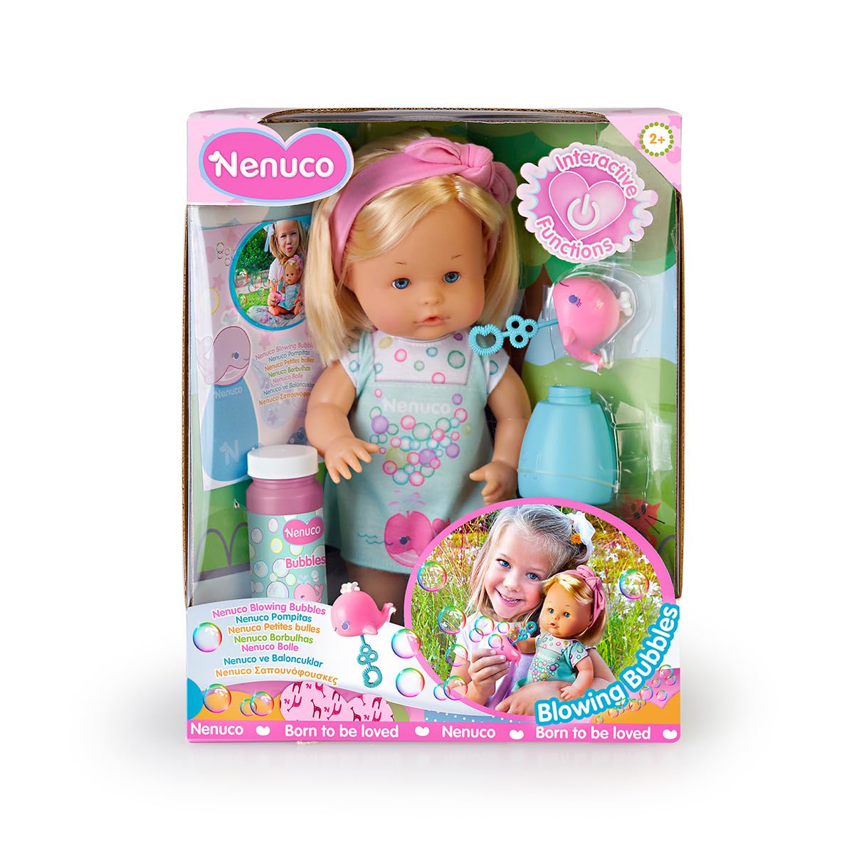 Muñeca Nenuco Rubia 35 cm con Accesorios para Niña