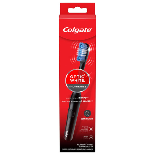 Colgate cepillo para polvo de dientes de batería Whte Pro-Series 360 Optic
