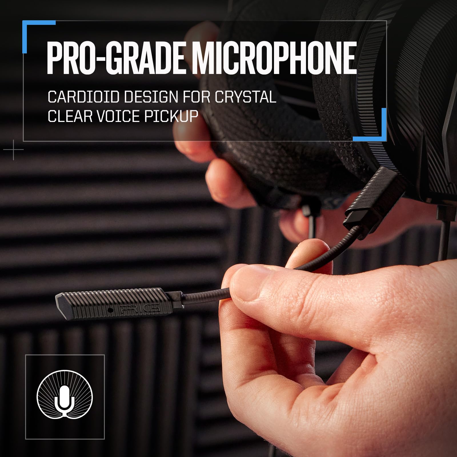 Auriculares Xbox RIG 400HX Negro con Micrófono Extraíble para Sonido Envolvente Dolby Atmos 3D para Xbox y Windows