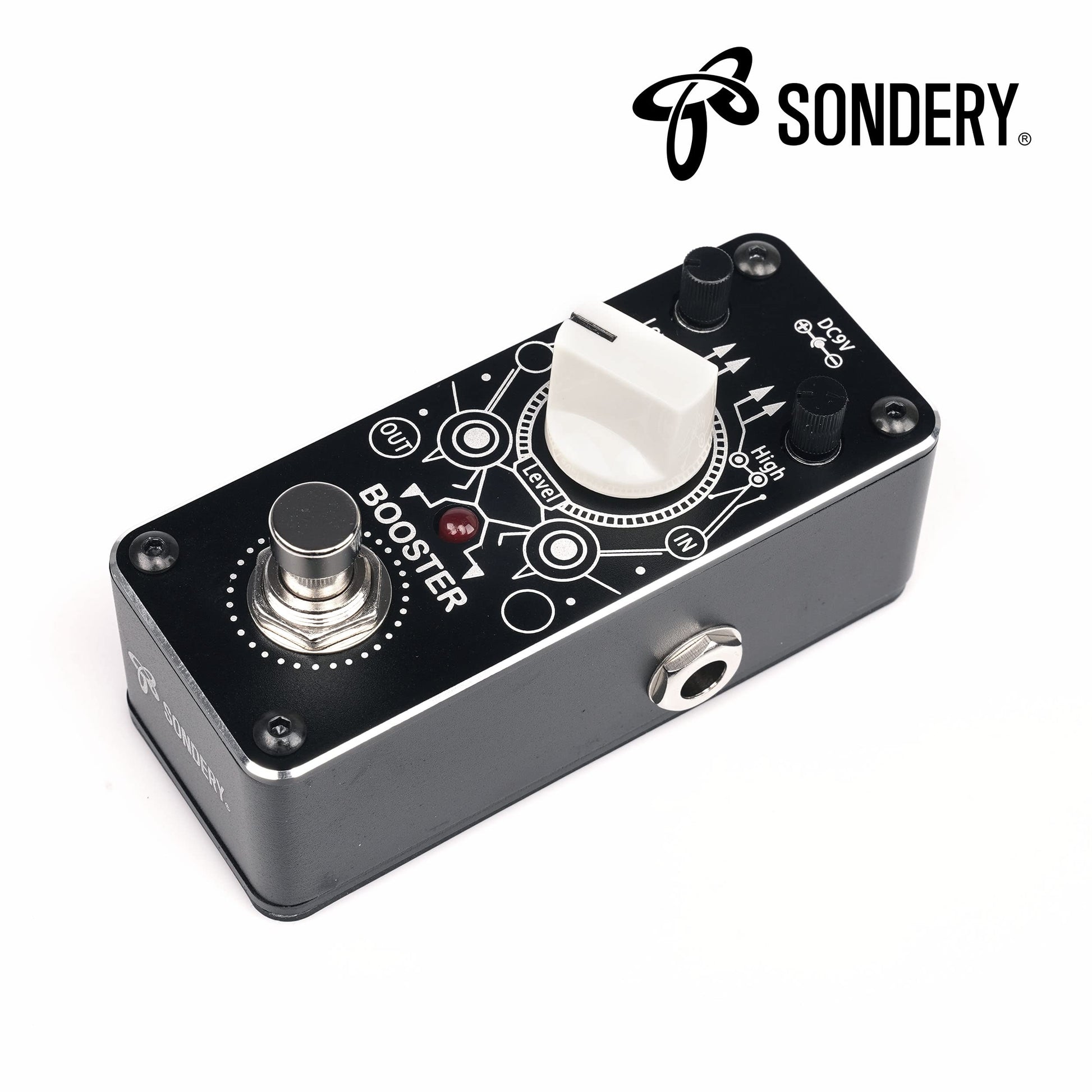Pedal Boost Para Guitarra Eléctrica y Bajo Sondery Mini True Bypass