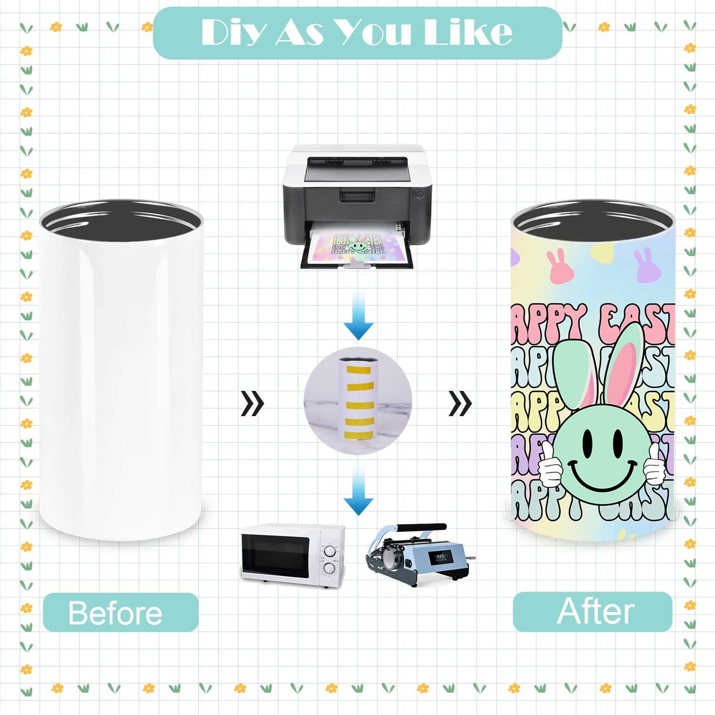 Wzaytia - Vaso para sublimación de 12 onzas, paquete de 10 unidades, vasos para beber, botella de agua Todder de acero inoxidable