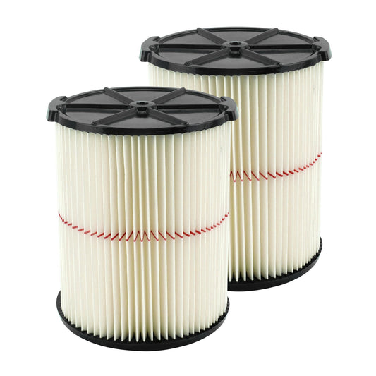 ATXKXE Filtro de repuesto para Craftsman CMXZVBE38754 apto para aspiradora de tienda de 5 a 20 galones (paquete de 2)