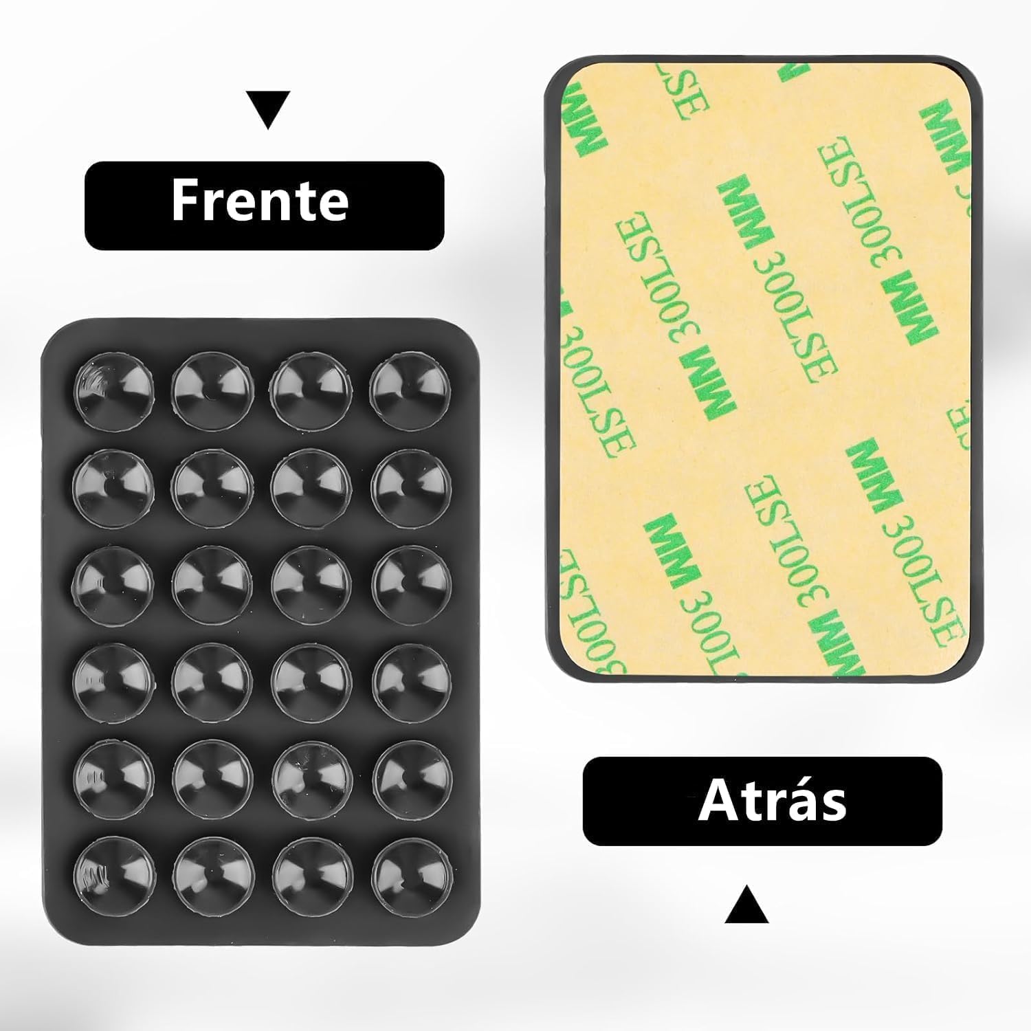 Soporte para Teléfono 15PCS Ventosa Silicona Antideslizante para Accesorios Móviles iPhone y Android