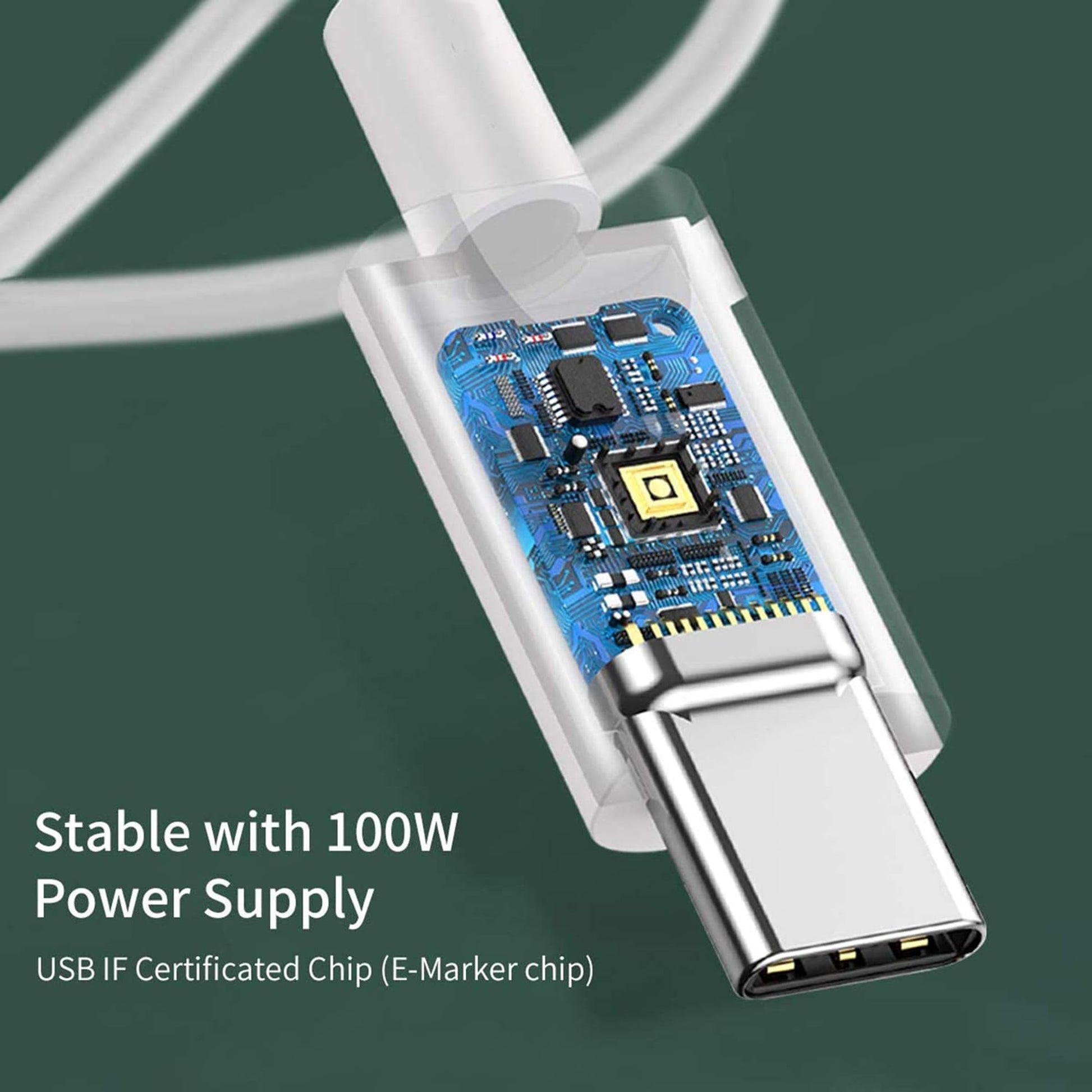 Cable USB C a USB C Mornwell 60W 1M para Carga Rápida