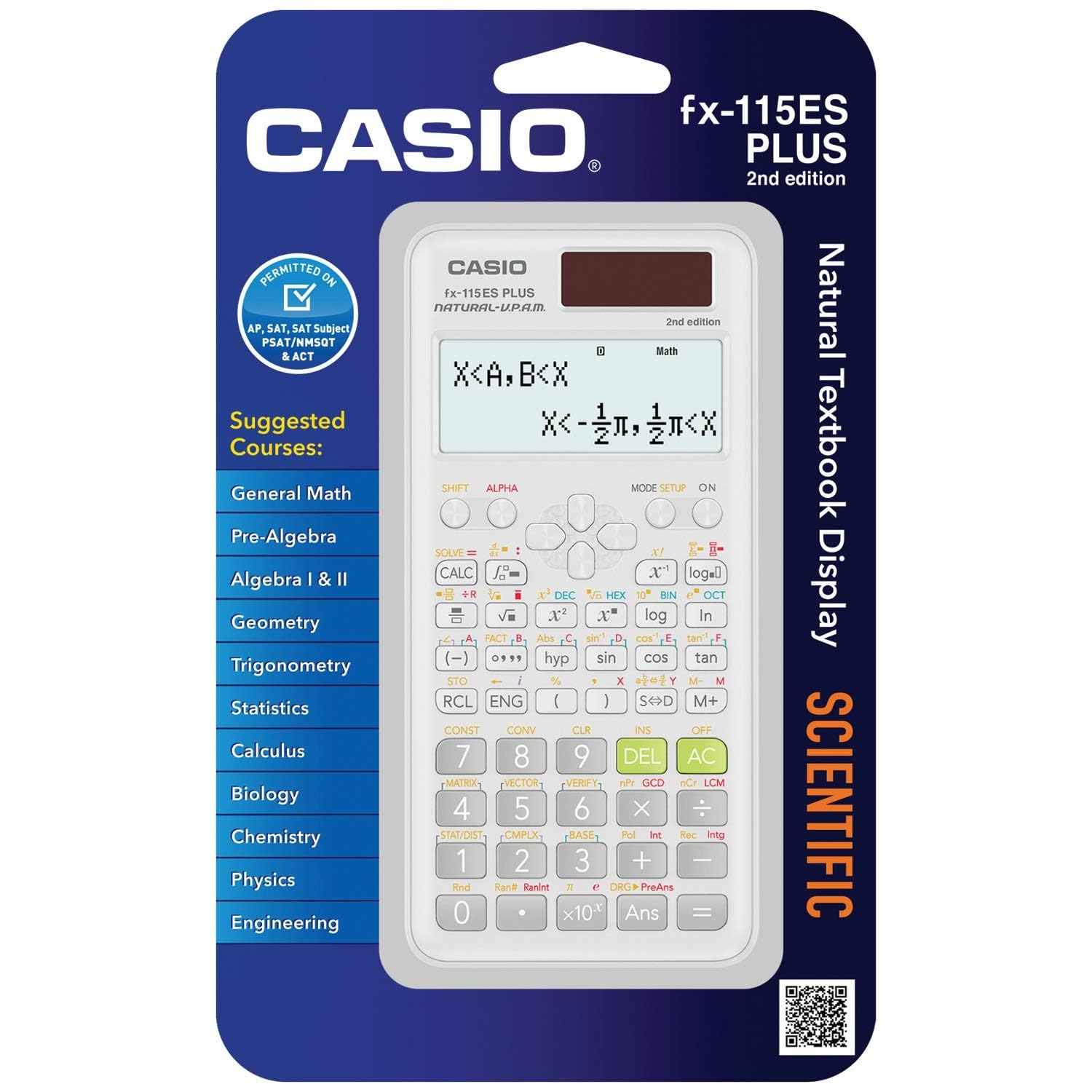 Casio fx-115ESPLUS2 2ª edición, calculadora científica Avanzada