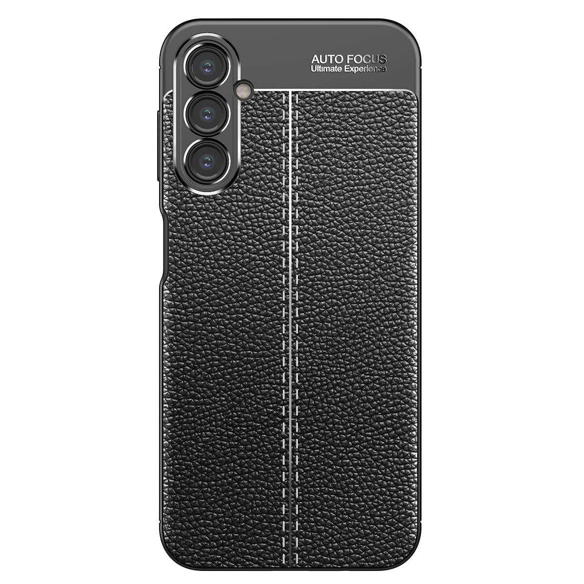 DABUNA Funda para Samsung Galaxy A14 5G Case Carcasa Uso Rudo Protector de Cámara Duradero Suave Similar Cuero Protector Cover (Negro)