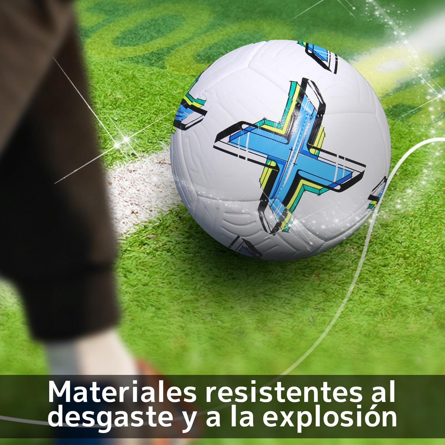 Balón de Fútbol ZYJXLY Copa del Mundo Número 5 para Entrenamiento y Competición