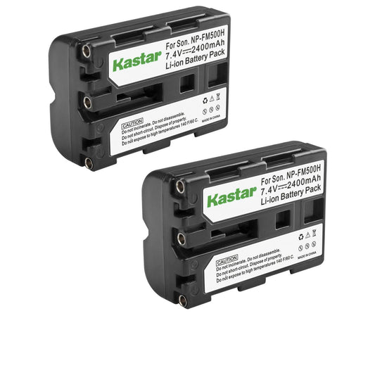 Batería NP-FM500H Kastar para Cámaras Sony Alpha (2 Paquetes)